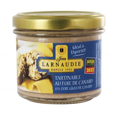Jean larnaudie tartinable au foie de canard 35 % foie de canard verrine 90g