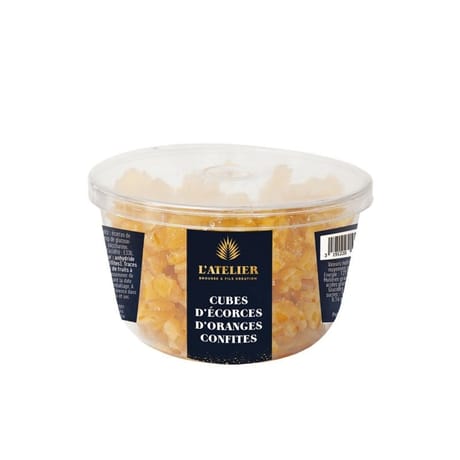 Cubes d'écorces d'orange confite 200g