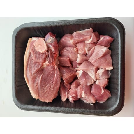 Colis de porc : rouelle d'épaule + sauté sans os