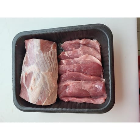 Colis de porc : rôti longe + escalope