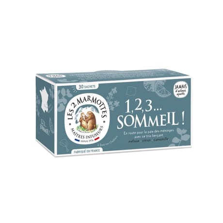 Les 2 marmottes infusion1 2 3 sommeil x30 50g