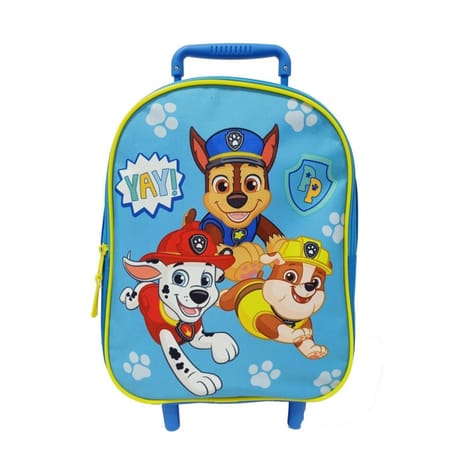 Sac à dos à roulettes junior pat patrouille