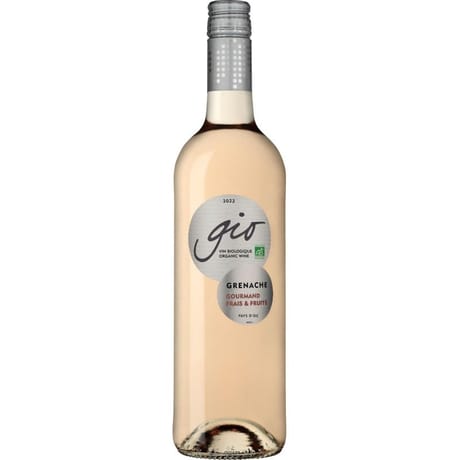 Gio igp pays oc rose bio 75cl 12%vol