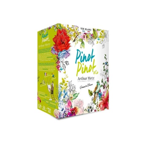 Pinot Blanc Vin de France Arthur Metz Bib 12.5% Vol.2.25l