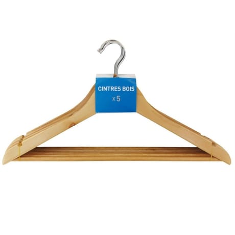 Cintres en bois x5