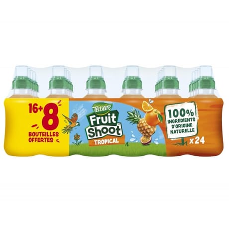 Teisseire fruit shoot tropical 24x20cl (16+8 of)