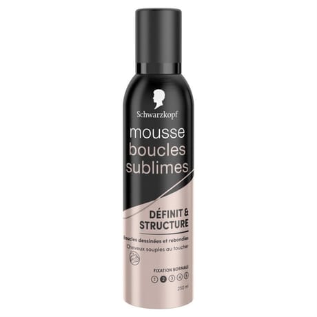 Schwarzkopf mousse coiffante boucles sublimes 250ml