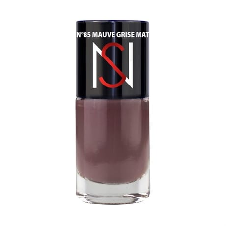 Ns vernis à ongles n°85 mauve grisé mat