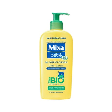Mixa bebe douche bio ecocert flacon pompe 300ml
