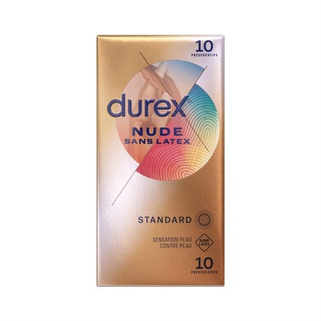 Durex préservatifs nude sans latex standard x10