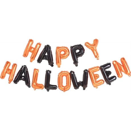 Banderole "ballon happy halloween"