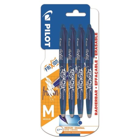 Pilot Frixion ball x4 bleu