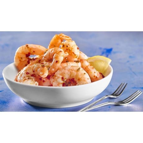 Poelée de crevettes cuites décortiquées marinées provençale