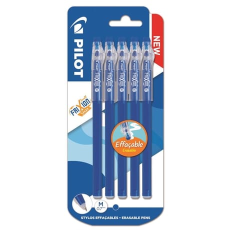 Pilot Frixion ball stick bleu  x5
