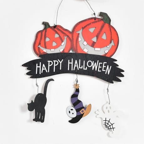 Deco halloween a suspendre-36x30cm