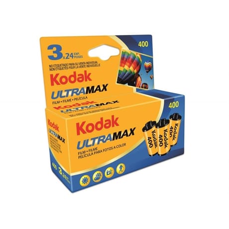 Kodak blister de 3 pellicules ultra 400 iso 24 poses 6034052