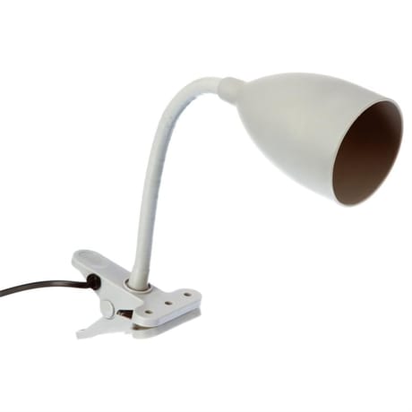Lampe  a pince sily  gris   h43cm