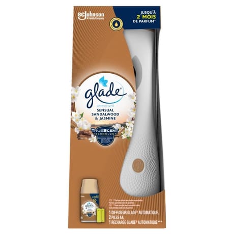 Glade automatic spray diffuseur sensuel sandalwood & jasmine x1