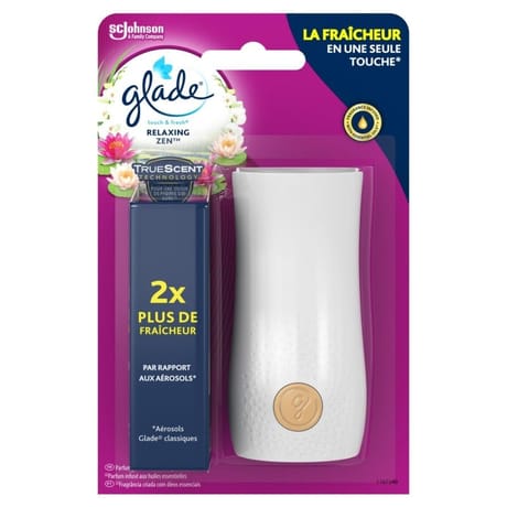 Glade design touch & fresh diffuseur relaxing zen