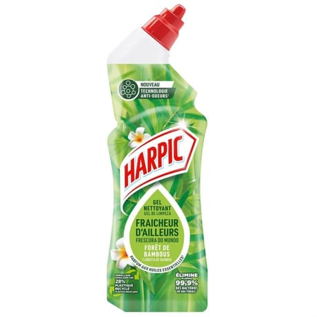 Harpic gel fraicheur d'ailleurs foret de bambous 750 ml