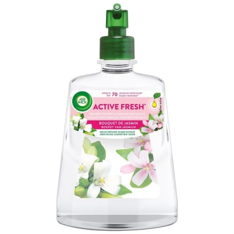 Air wick recharge spray automatique sans gaz activite fresh jasmin 228ml