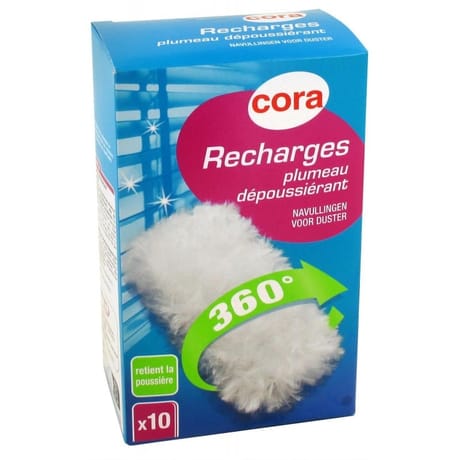 Cora recharges plumeau dépoussiérant 360° x10