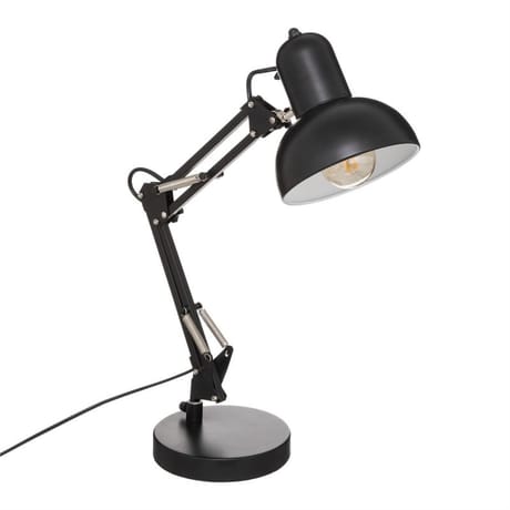 Lampe  arc bren noir  h55.8cm