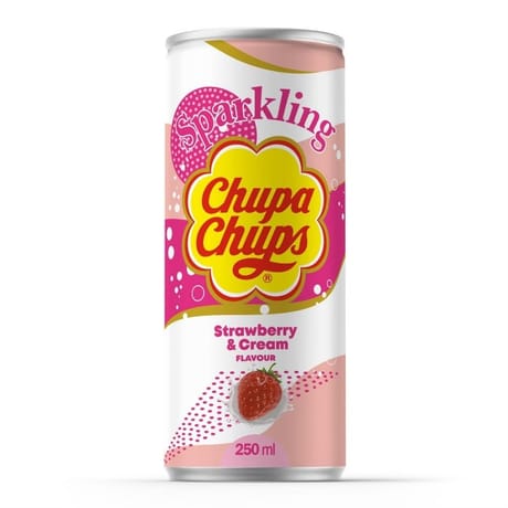 Chupa Chups Boisson fraise et laIt 250ml