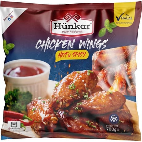 Hünkar Hot Chicken Wings 700g