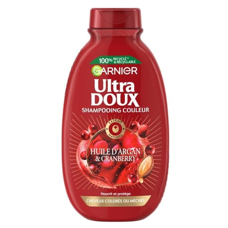 Garnier ultra doux shampoing couleur argan cranberry 300 ml