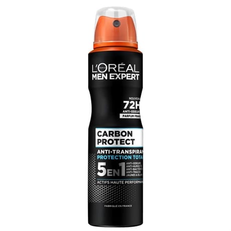 Men expert anti-transpirant 5en1 carbon protect 72h 150ml