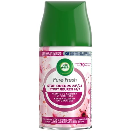 Air wick recharge fresh matic pure fresh orchidée 250ml
