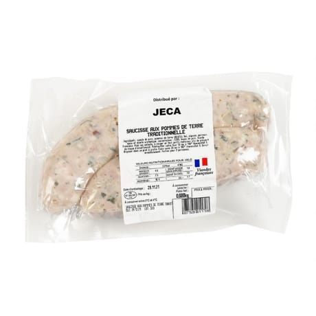 Saucisse aux pommes de terre traditionnelle 600g