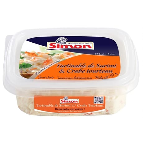 Simon tartinable de surimi et crabe 135g