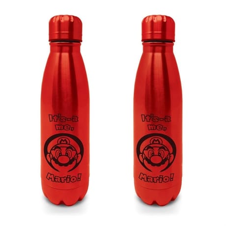 Bouteille 540 ml metal mario