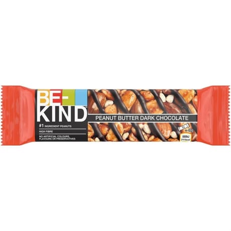B kind barre au beurre de cacahuètes et chocolat noir  40g
