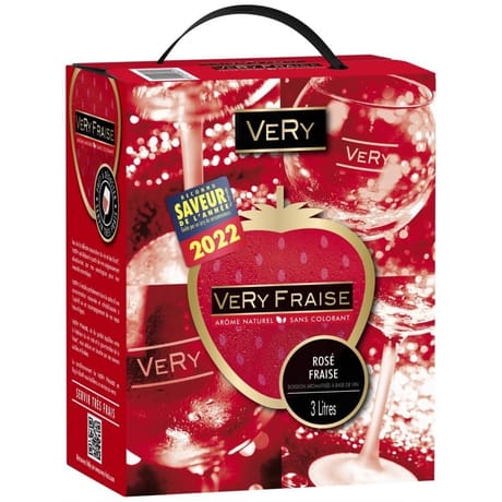 Very fraise rosé bib 3l 10%vol