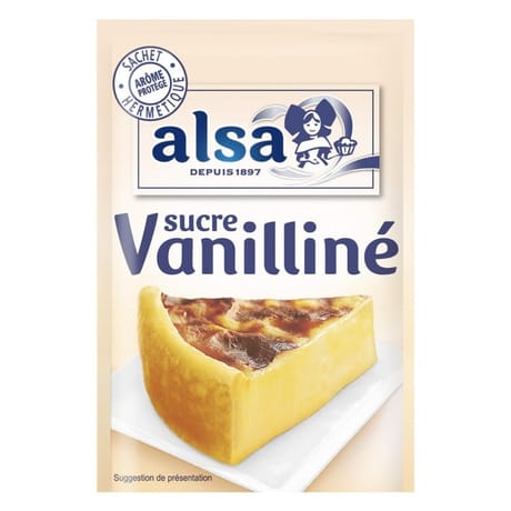 Alsa sucre vanilline x10-75g