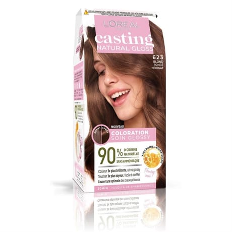 Casting natural gloss coloration 623 blond foncé nougat