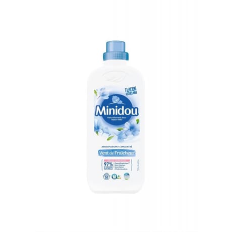 Minidou assouplissant vent de fraîcheur bouteille 50lav 1l