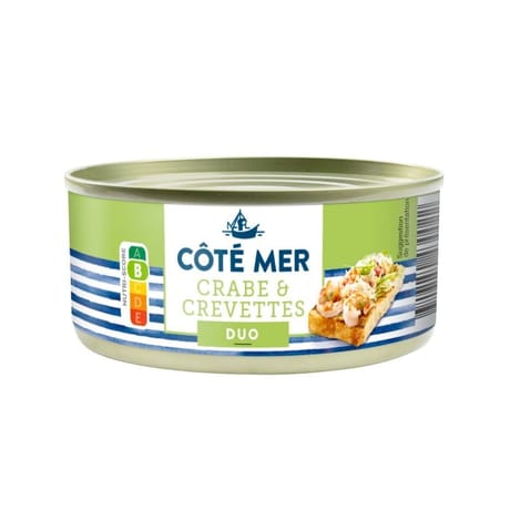 Cote crabe et crevettes 105g