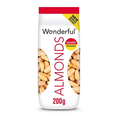 Amandes emondees grilles salees 200g