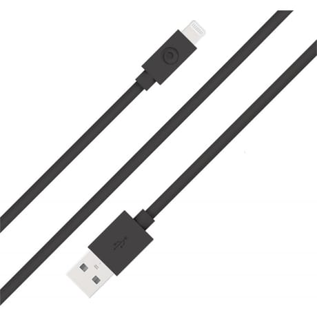 Bigben connected câble usb a/mfi 2.4a 2m recyclé noir CBLMFI2MRB
