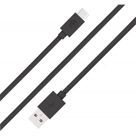 Bigben connected câble usb a/usb c 2m noir 100% plastique recyclé 3a CBLAC2MRB