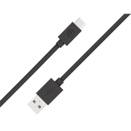 Bigben connected câble usb a/usb c 1.2m noir 100% plastique recyclé 3a CBLAC1M2RB