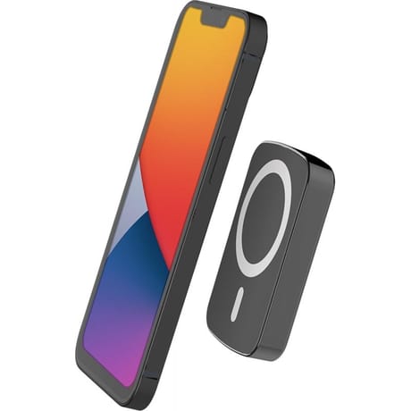 Bigben connected batterie de secours magsafe powerbank 5000 mah+induction10w noir MS10WPB5000MAHB