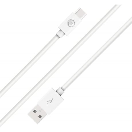 Bigben connected câble usb a/ usb c 2m blanc 100% plastique recyclé 3a CBLAC2MRW