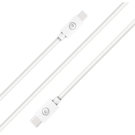 Bigben connected câble usb/mfi 3a 2m recyclé blanc CBLMFIC2MRW