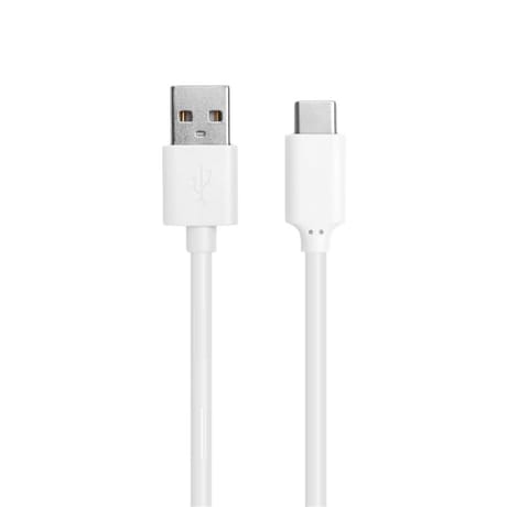 Wow câble de charge et synchro usb/usb c blanc 1 m WOWCBLAC1MW