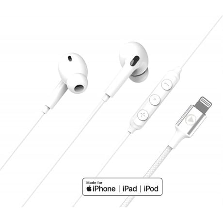 Force play écouteurs filaire lightning blanc force play FPYKPINTRAMFIW